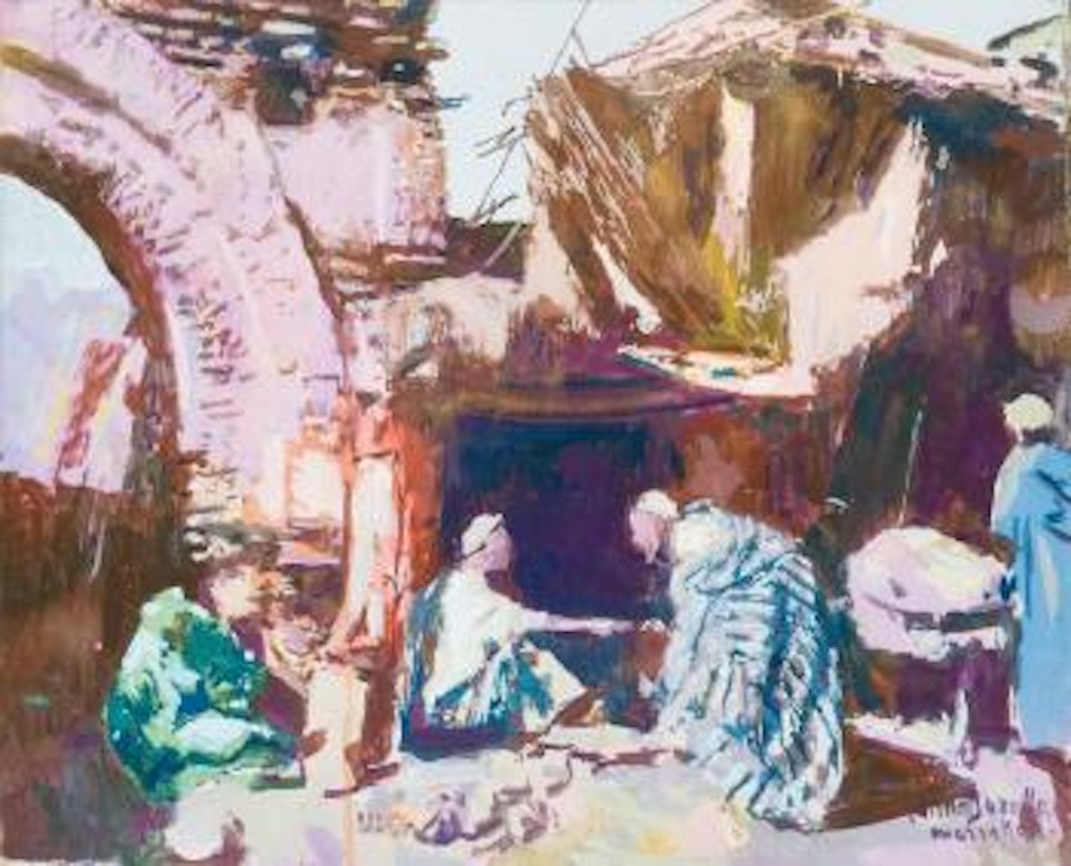 Ruelle du souk à Marrakech by Jacques Majorelle