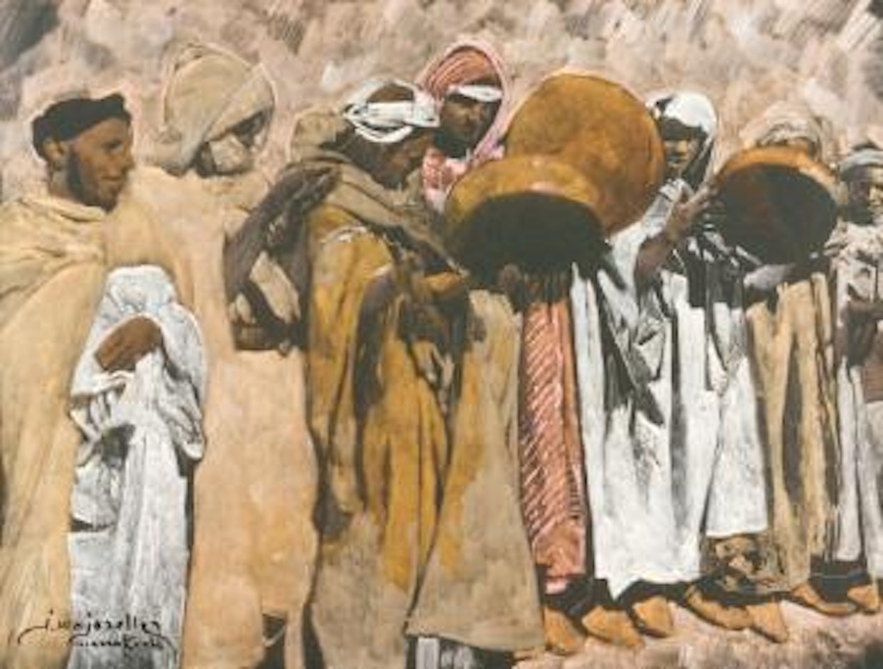 Etude pour l'Aouache de Casablanca by Jacques Majorelle