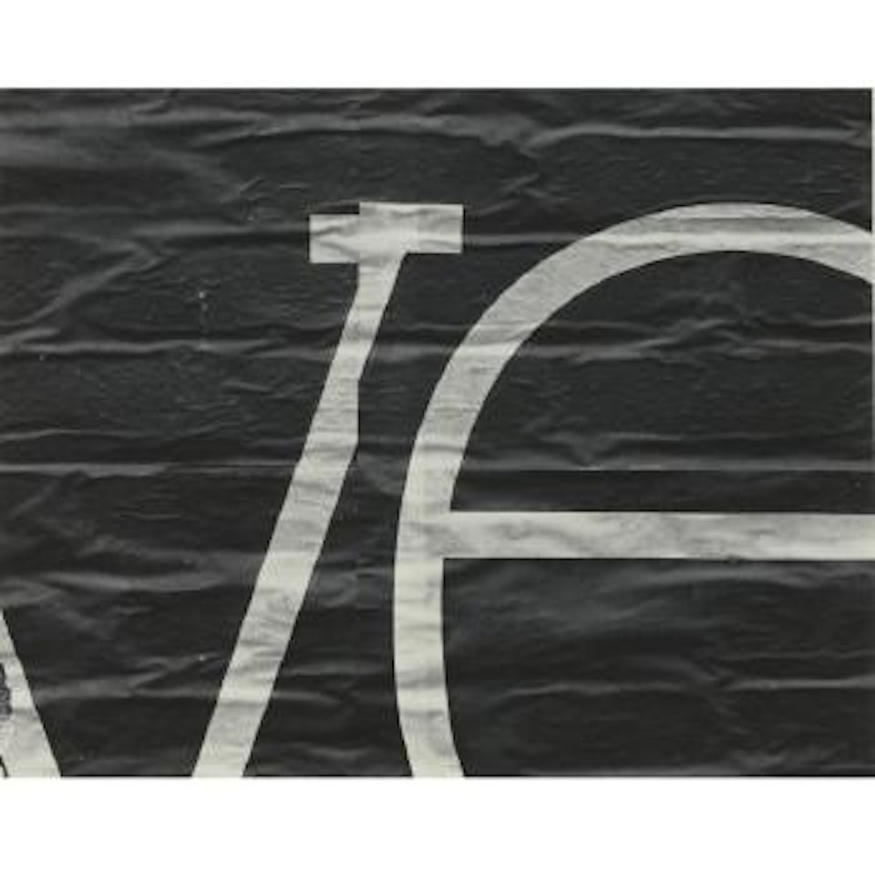 Sign Detail by Harry Callahan