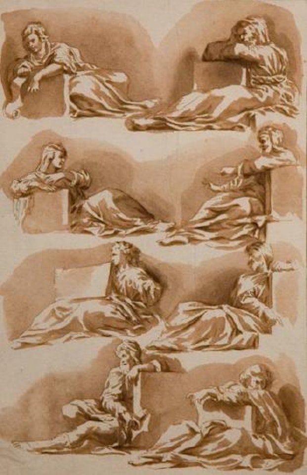 Etude de figures antiques by Jan de Bisschop