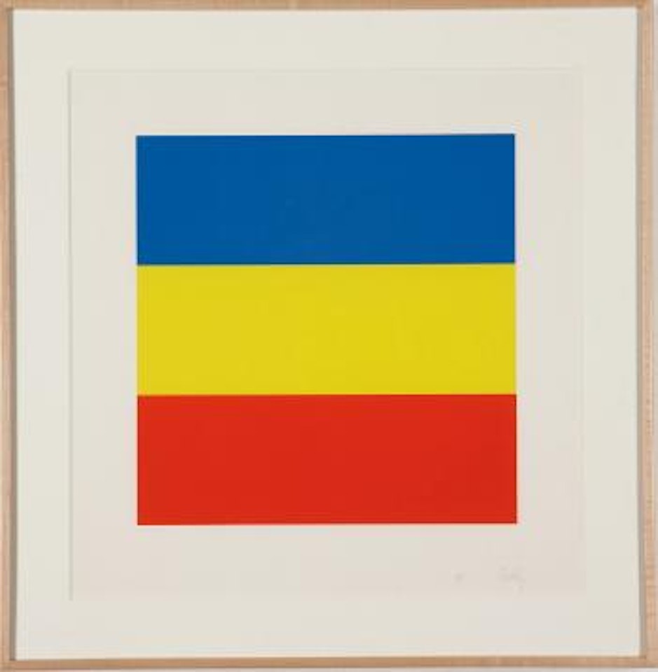 Blue/yellow/red by Ellsworth Kelly