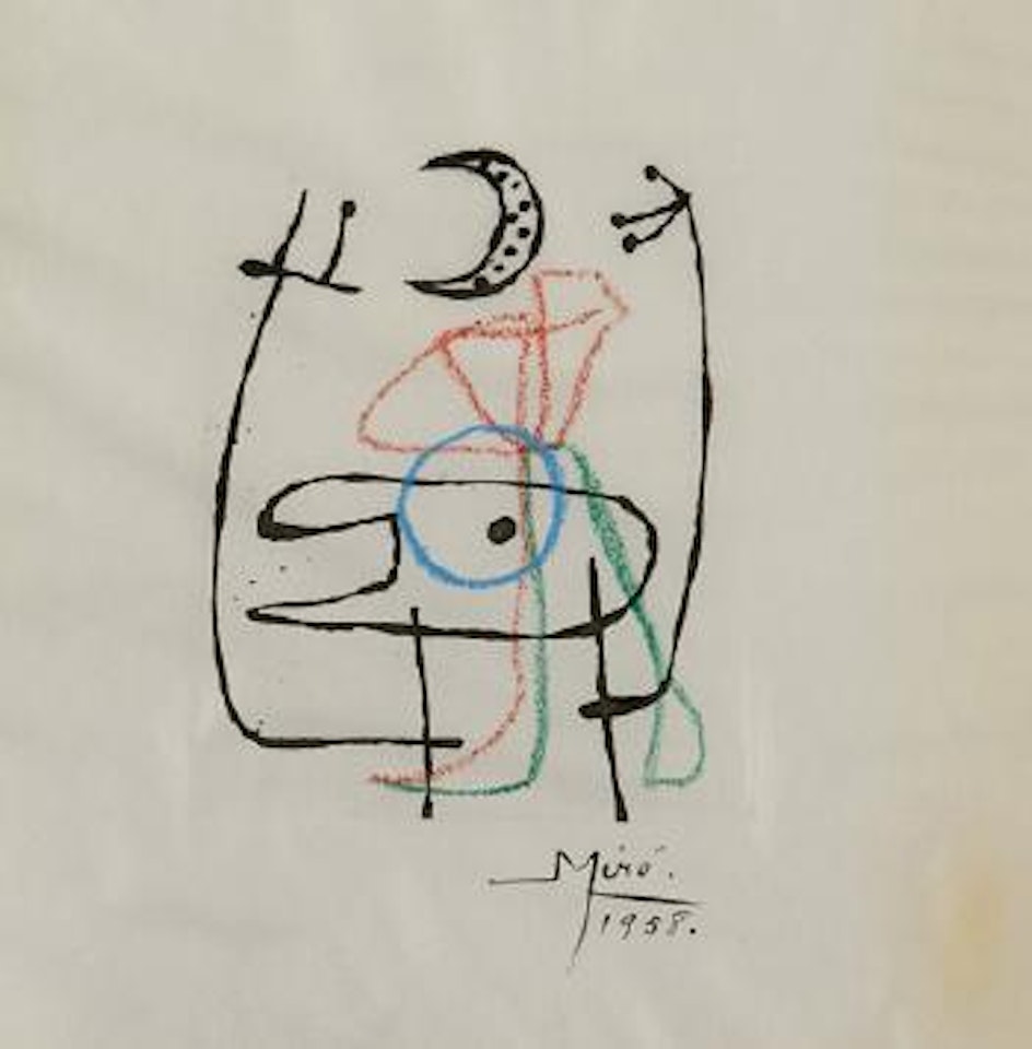 Untitled (from La Bague d'Aurore Suite) by Joan Miró