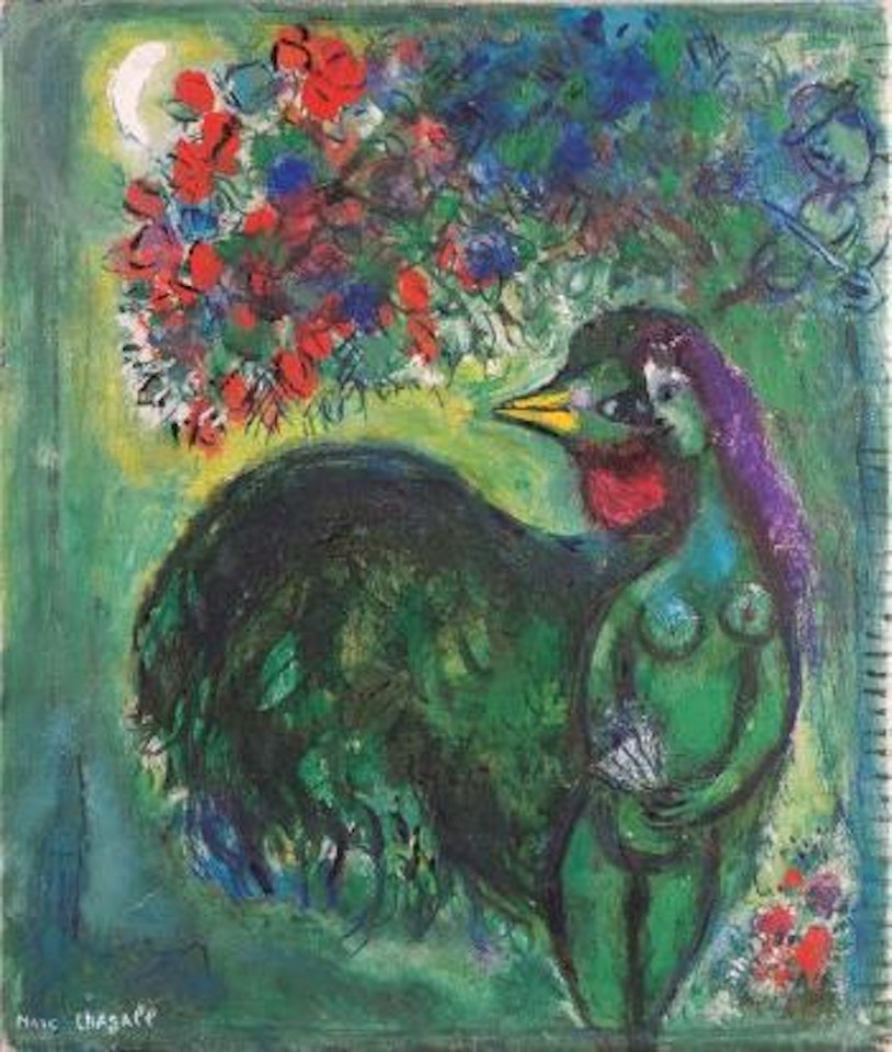 La femme oiseau by Marc Chagall