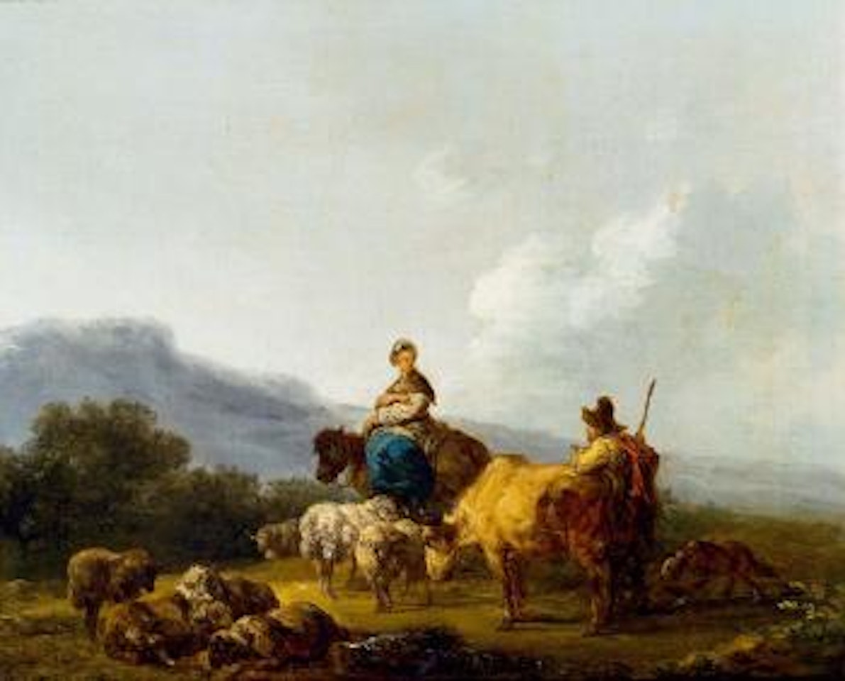Heimkehr der Hirten by Francesco Giuseppe Casanova