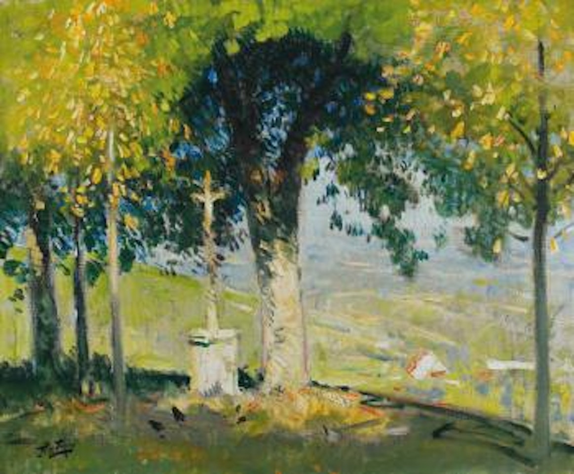 Calvaire creusois by Pierre Eugène Montezin