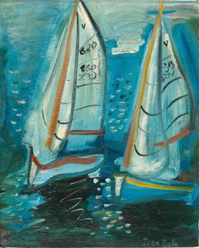Les voiliers by Jean Dufy