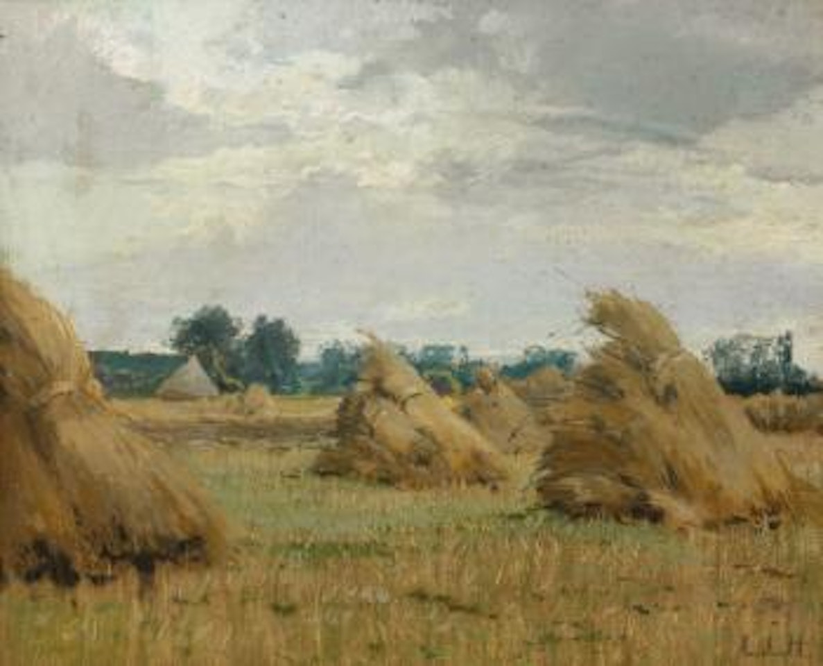 Les meules de foins by Léon Augustin Lhermitte