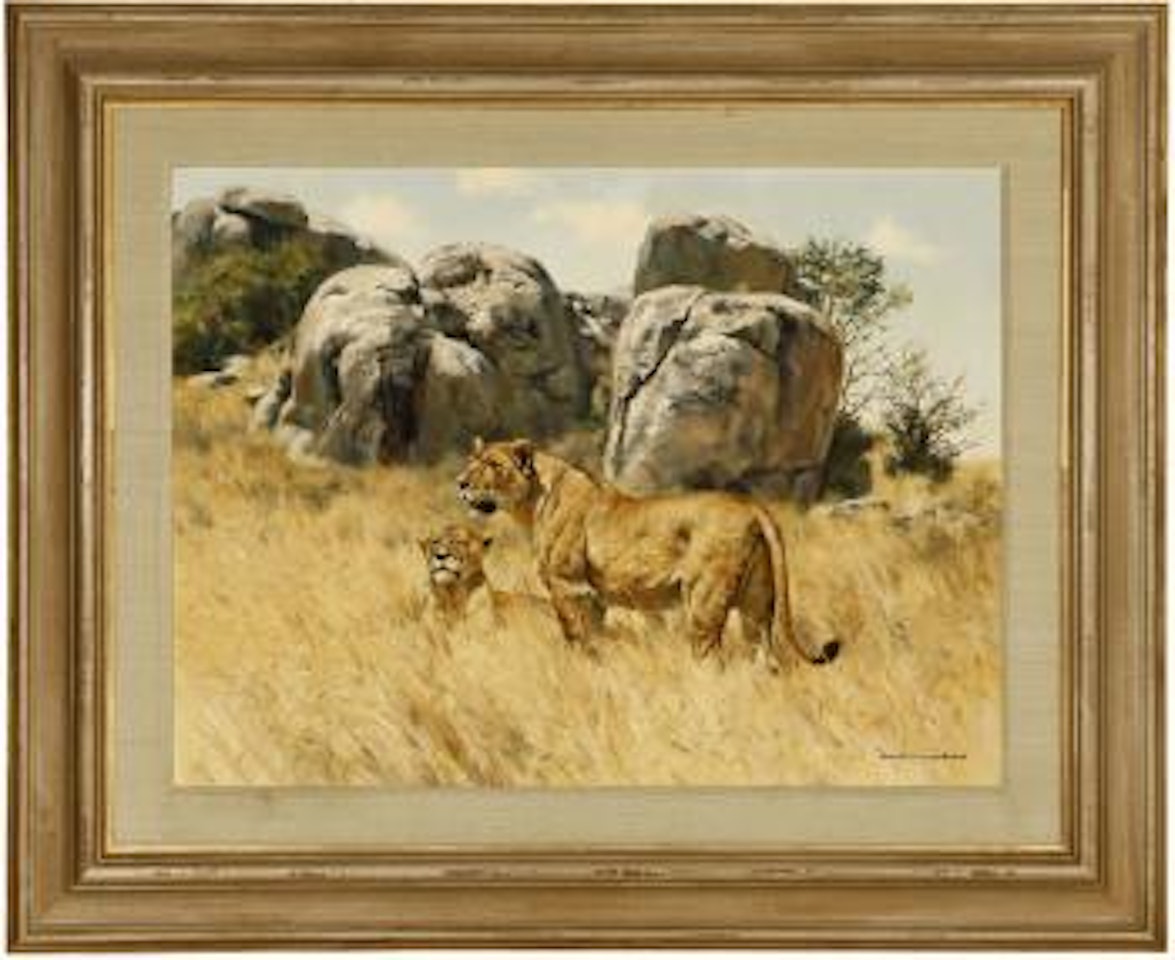 Lions of the Serengeti by Donald Grant