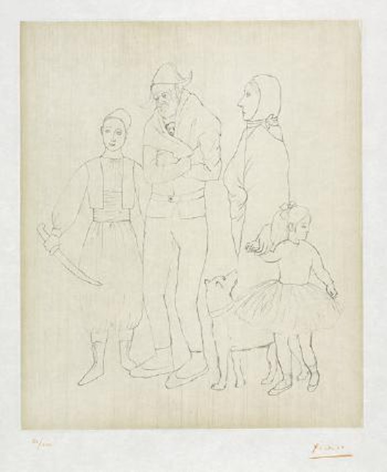 Famille des Saltimbanques I by Pablo Picasso