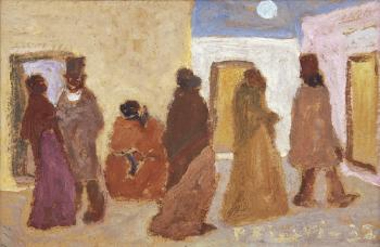 Visita de duelo by Pedro Figari
