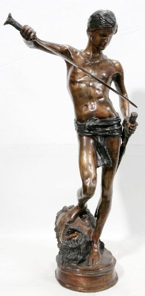 David after the combat by Marius Jean Antonin Mercie