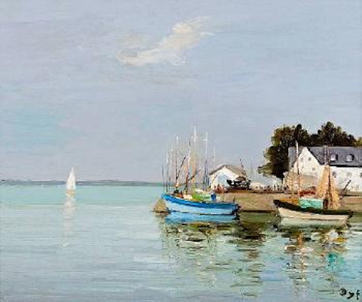 Loctudy, Finistere, Bretagne (no. 3089) by Marcel Dyf