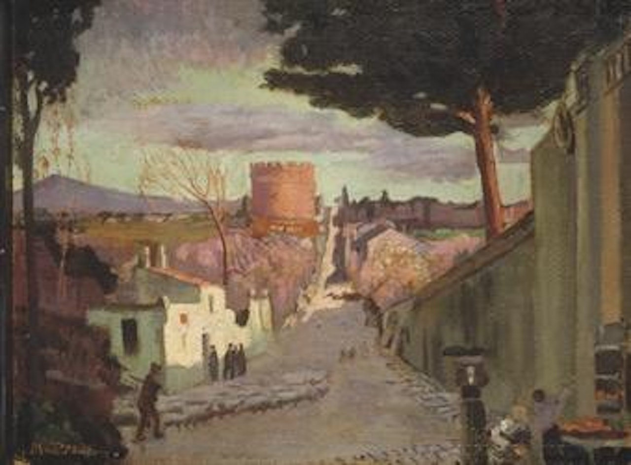 La voie Appienne, petite version by Maurice Denis