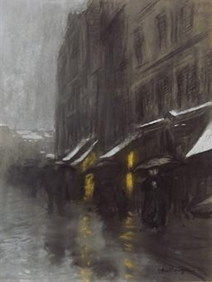 Scène de rue by Kees van Dongen
