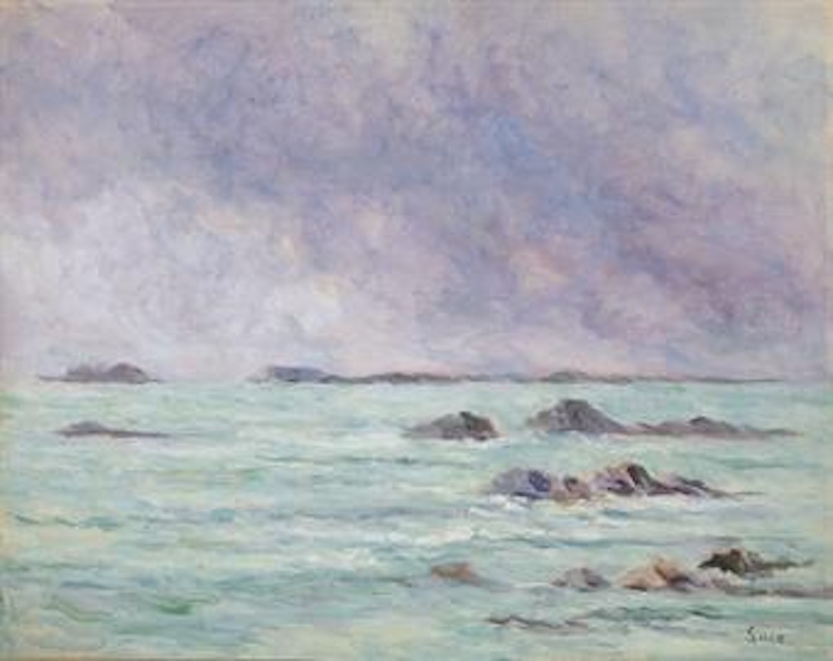 La mer à Paramé by Maximilien Luce