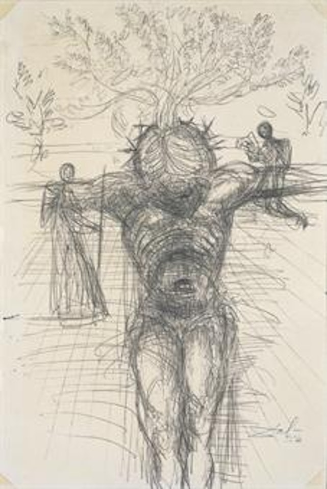 Christ à l'arbre by Salvador Dali