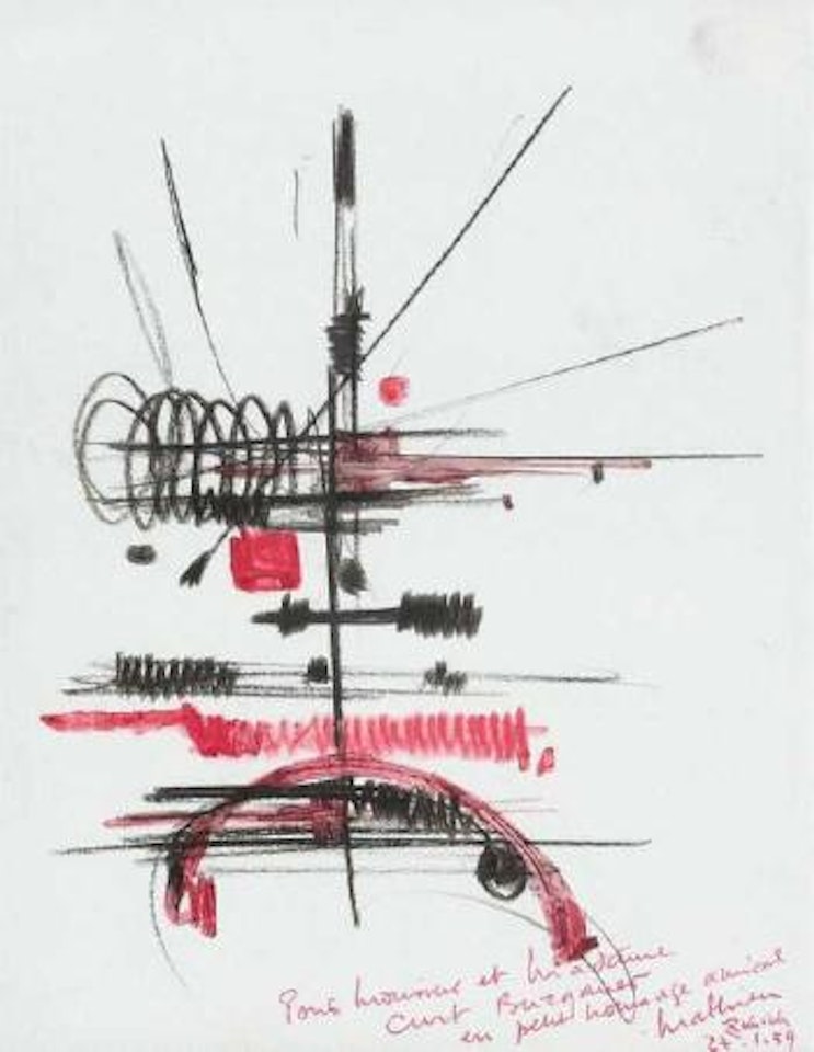 Komposition by Georges Mathieu