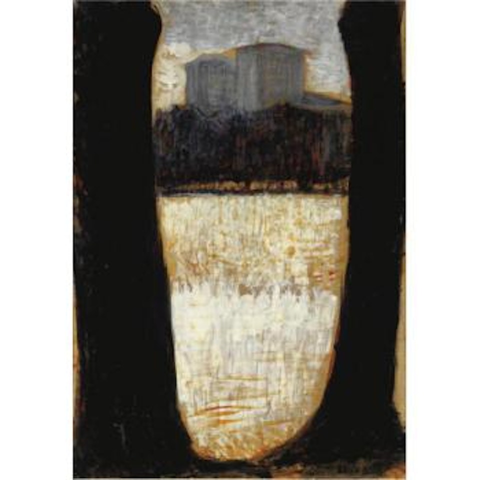 Paesaggio - Torri Del Museo Borghese by Giacomo Balla
