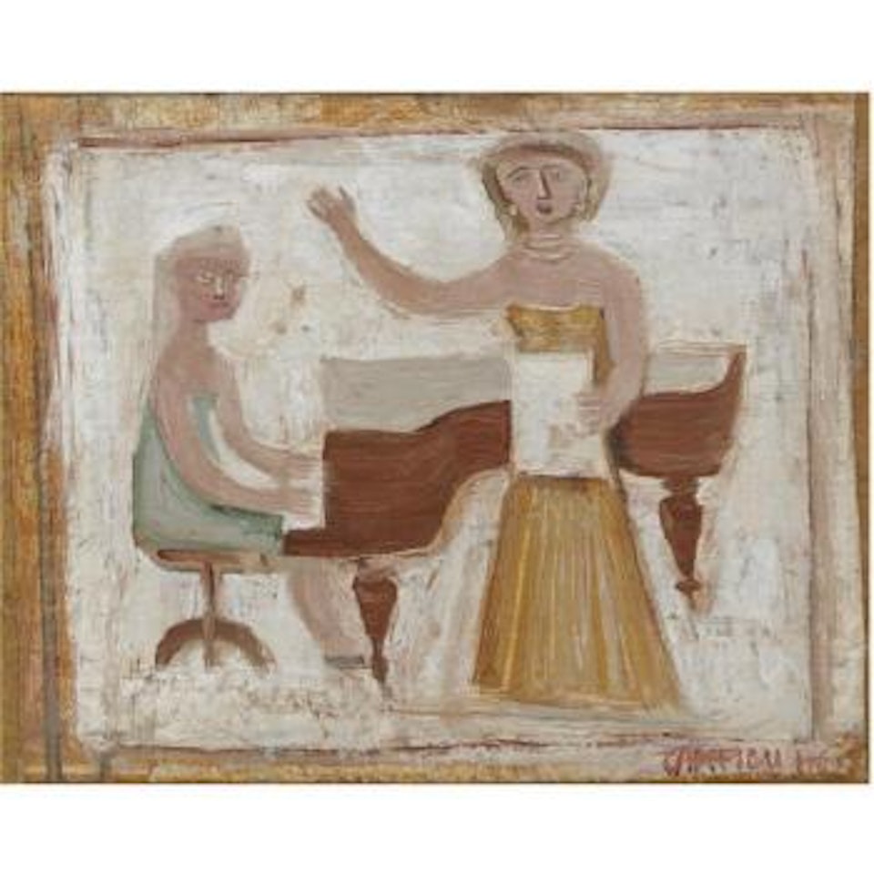 Scuola Di Canto by Massimo Campigli