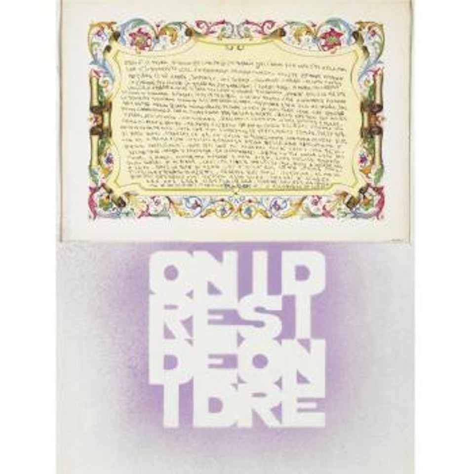 Ordine E Disordine by Alighiero Boetti