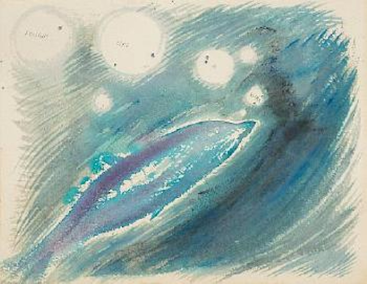 Fought like a shark by Raymond Pettibon
