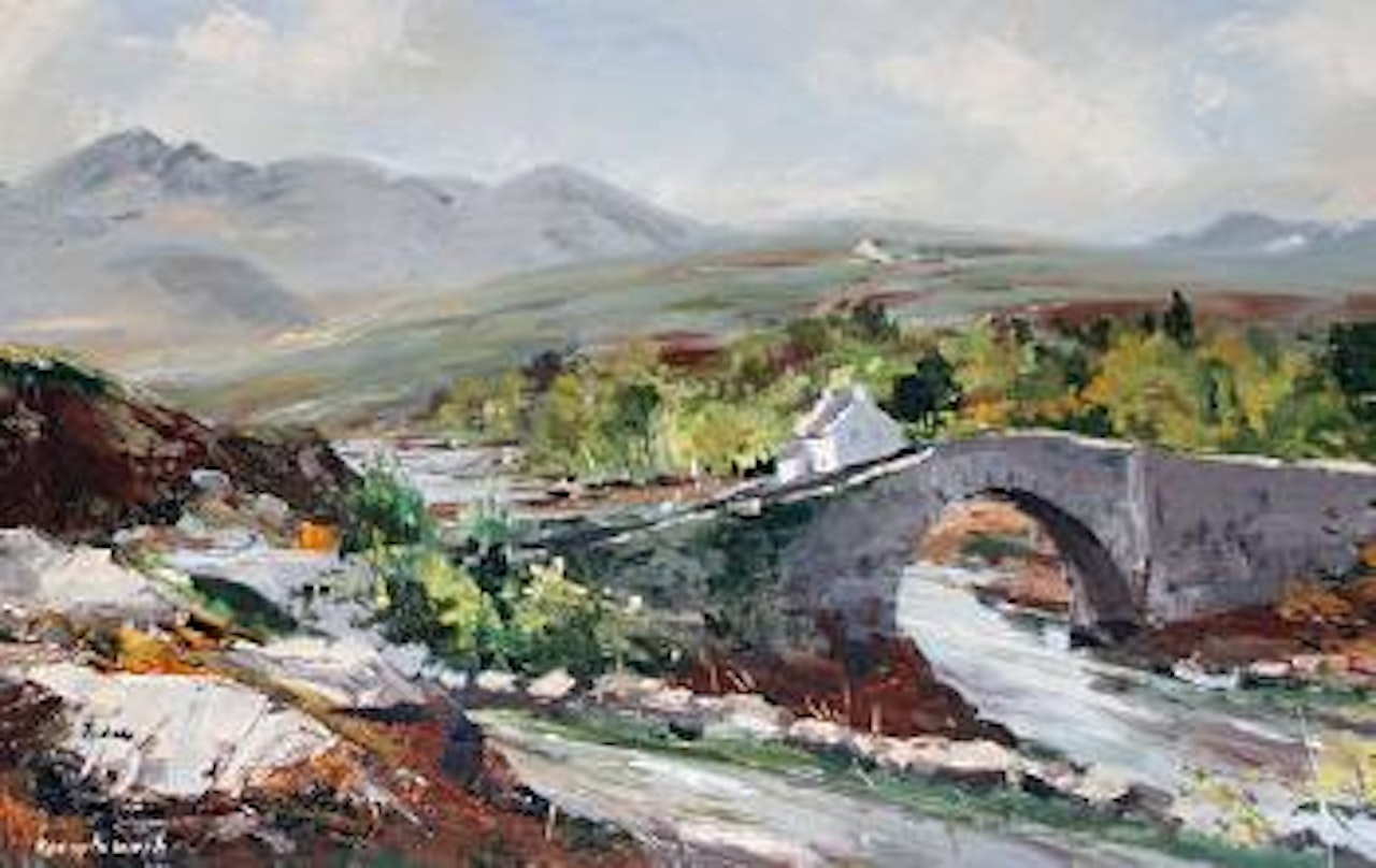 The Lackagh Bridge, Donegall by Kenneth Webb