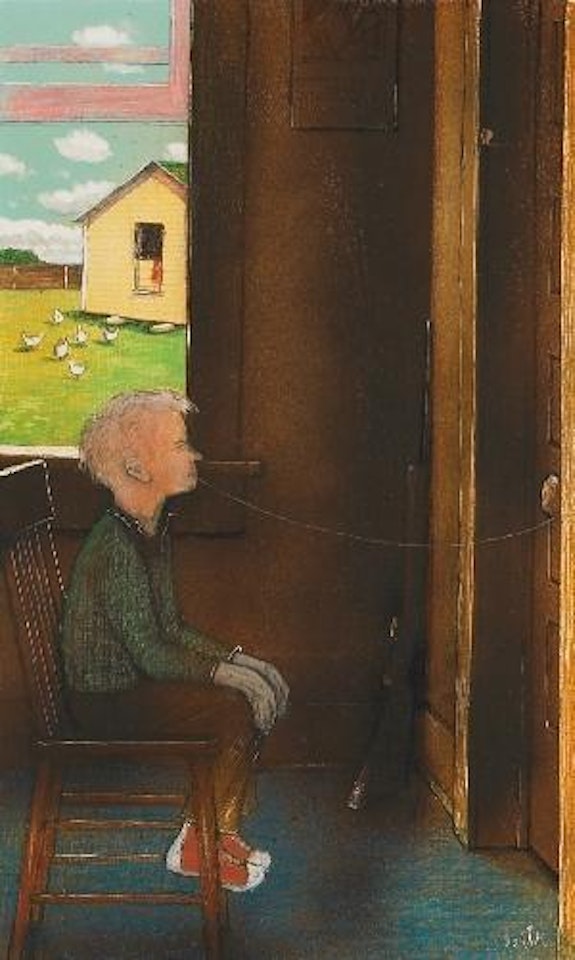 Waiting #2 by William Kurelek