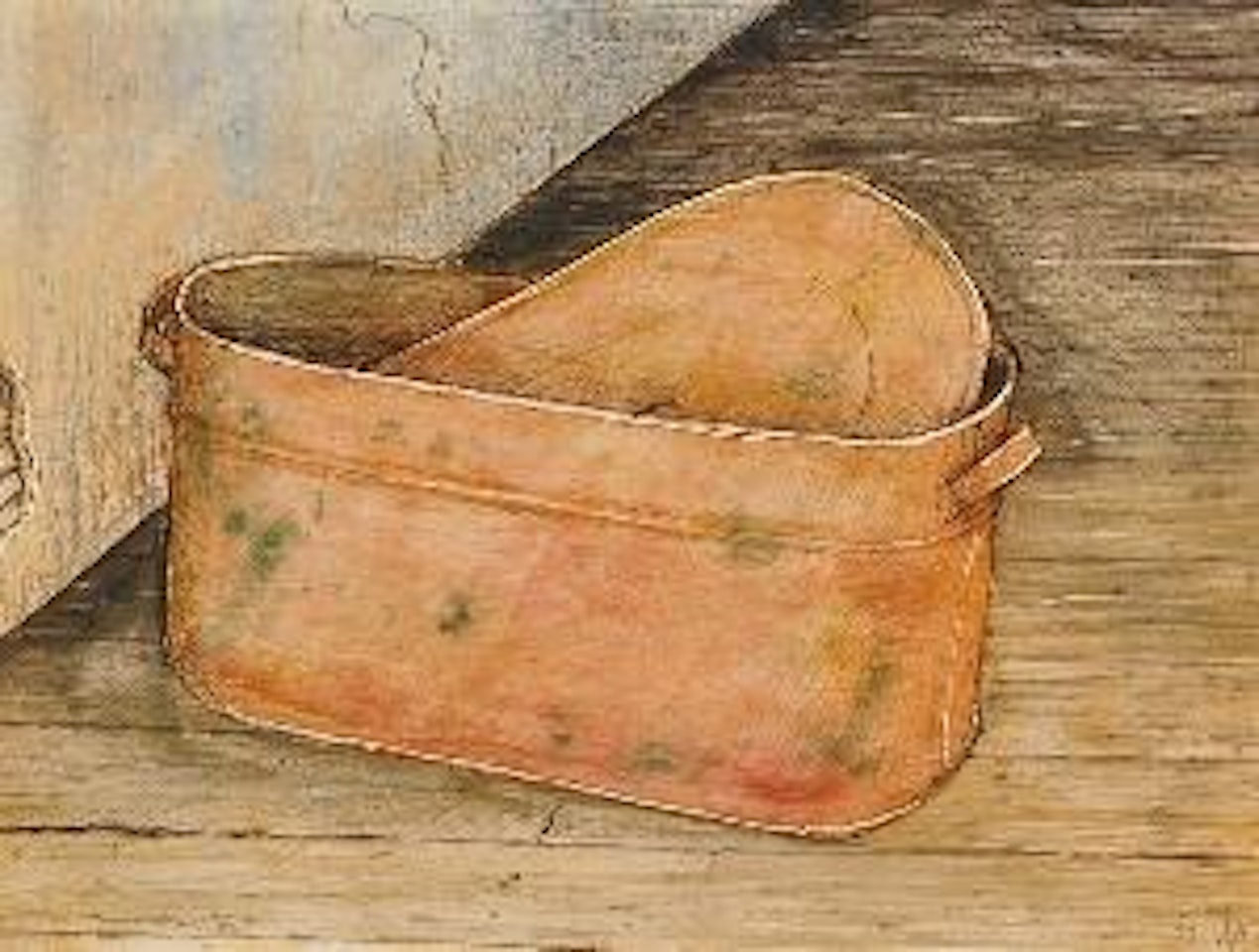 The old copper boiler by William Kurelek
