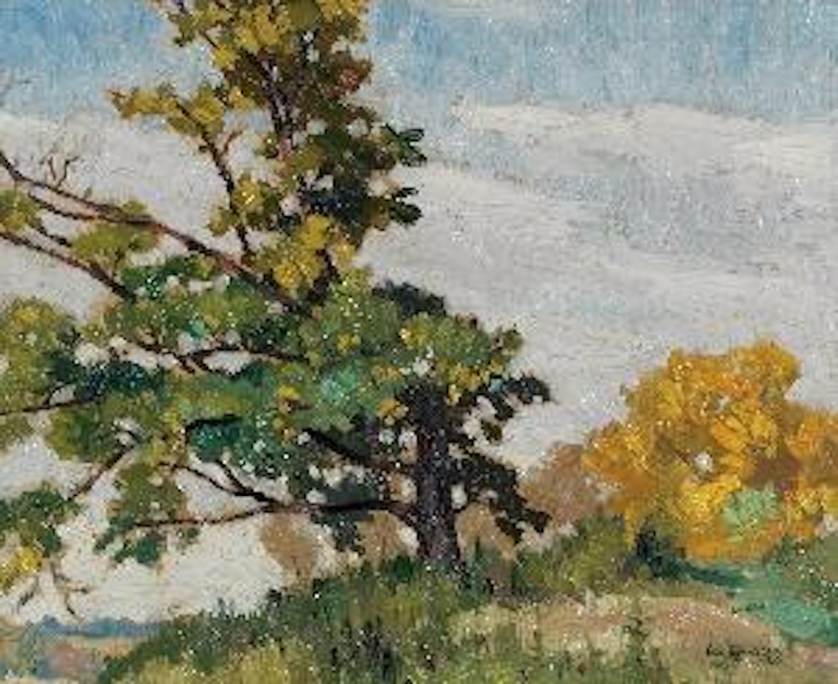 Tree on a hillside by Alfred Joseph Casson