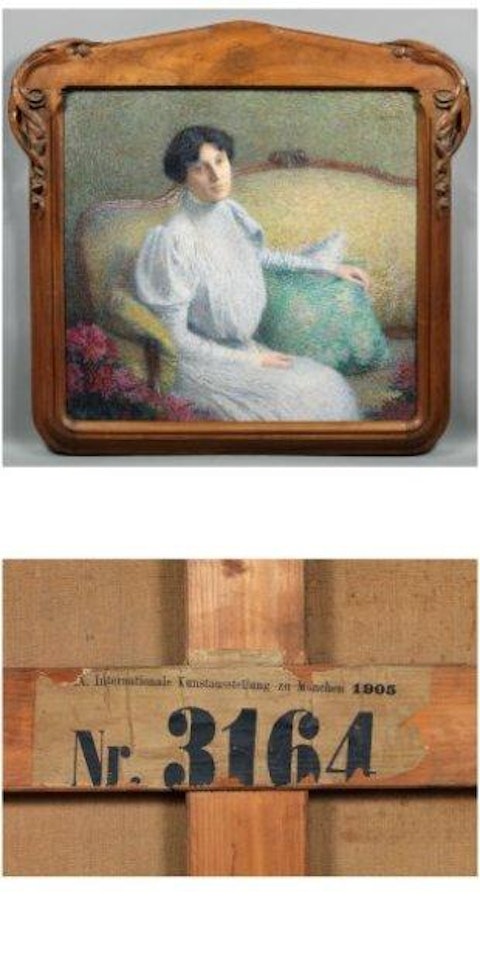 Portrait de Madame Alice Tissier by Henri Jean Guillaume Martin