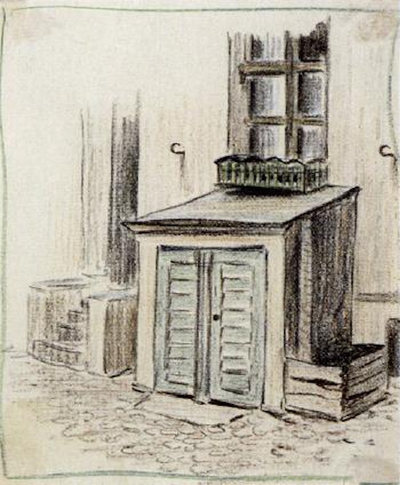 Eingang zum Kohlenkeller (Karlstr.) by Heinrich Zille