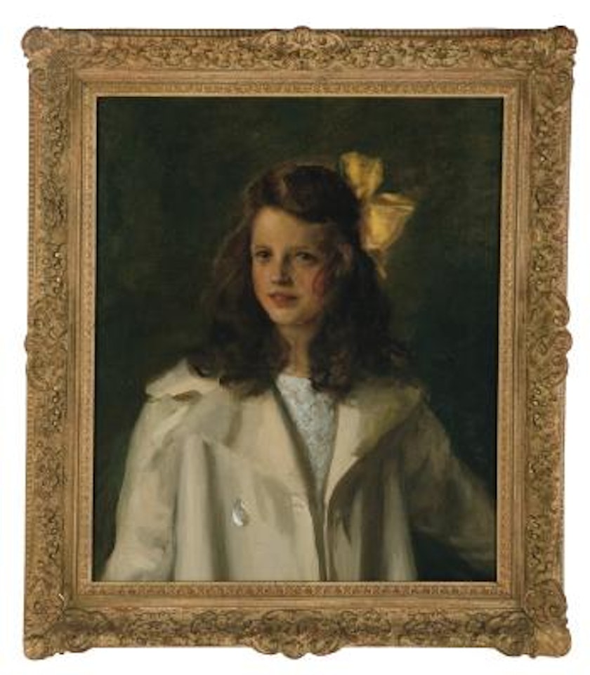 Beatrice Claflin, as a young girl by William Merritt Chase