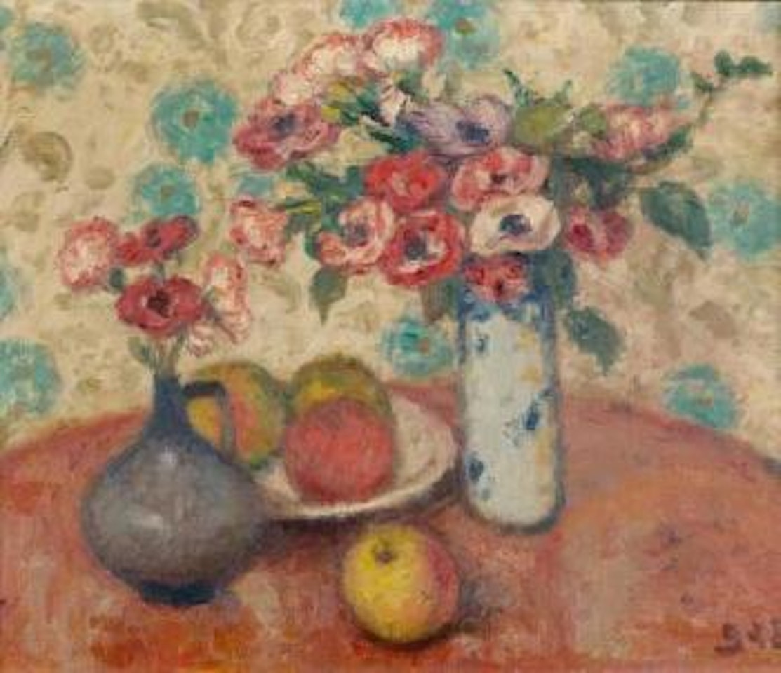 Stillleben mit anemonen by Georges d’Espagnat