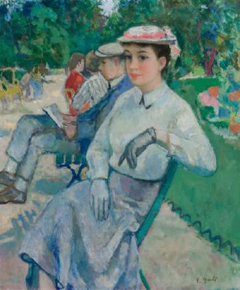 Eugenie Assise au Park Montsouris by François Gall