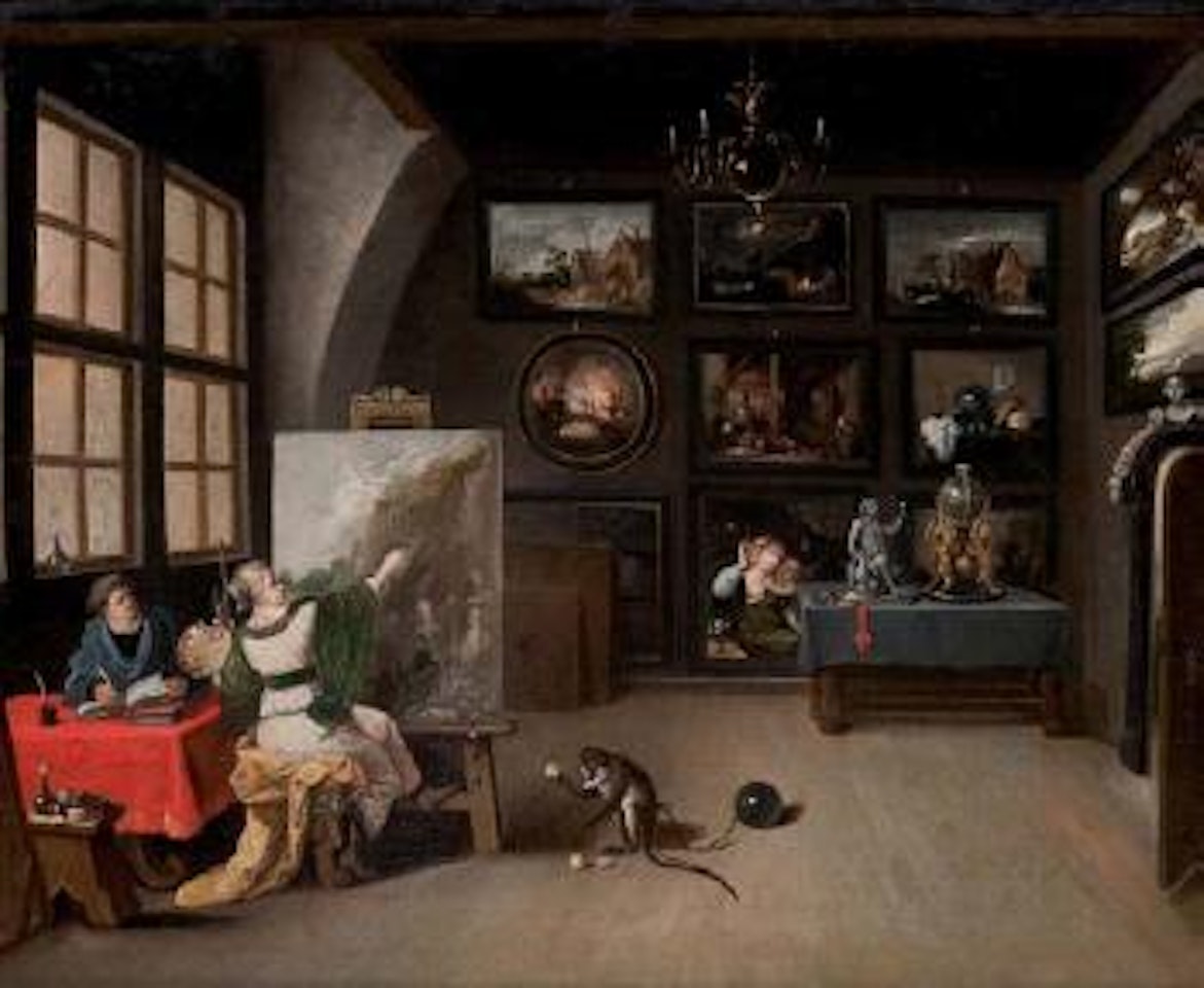 Allégorie de la peinture ou Cabinet d'amateur by Frans Francken II