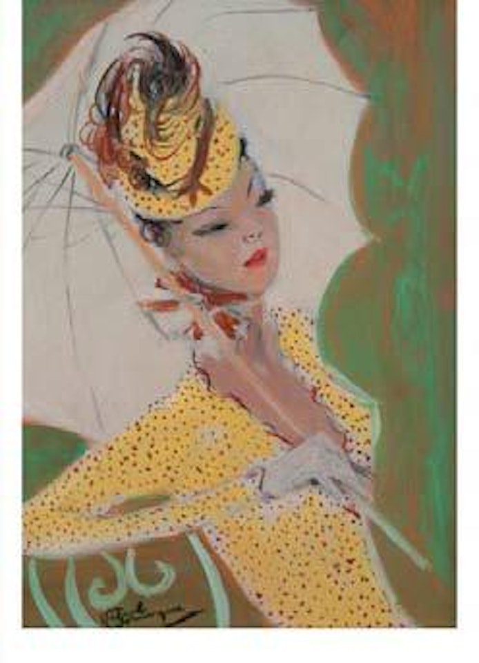 L'ombrelle by Jean Gabriel Domergue