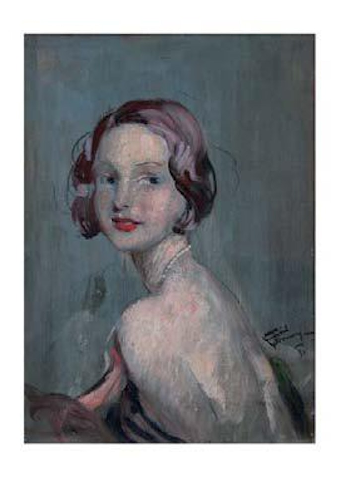 Huguette Lelong by Jean Gabriel Domergue