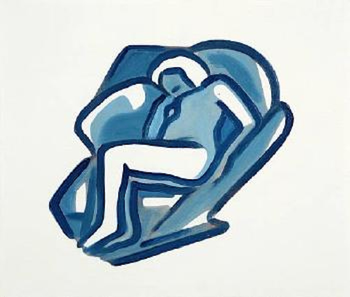 Study for Blue Nude by Tom Wesselmann