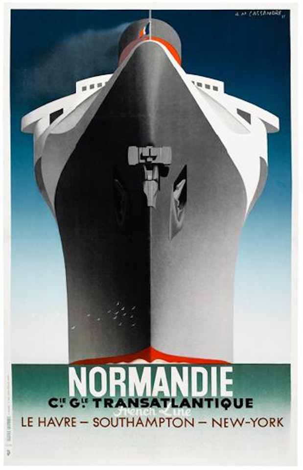 Normandie by Cassandre (Adolphe Jean-Marie Mouron)