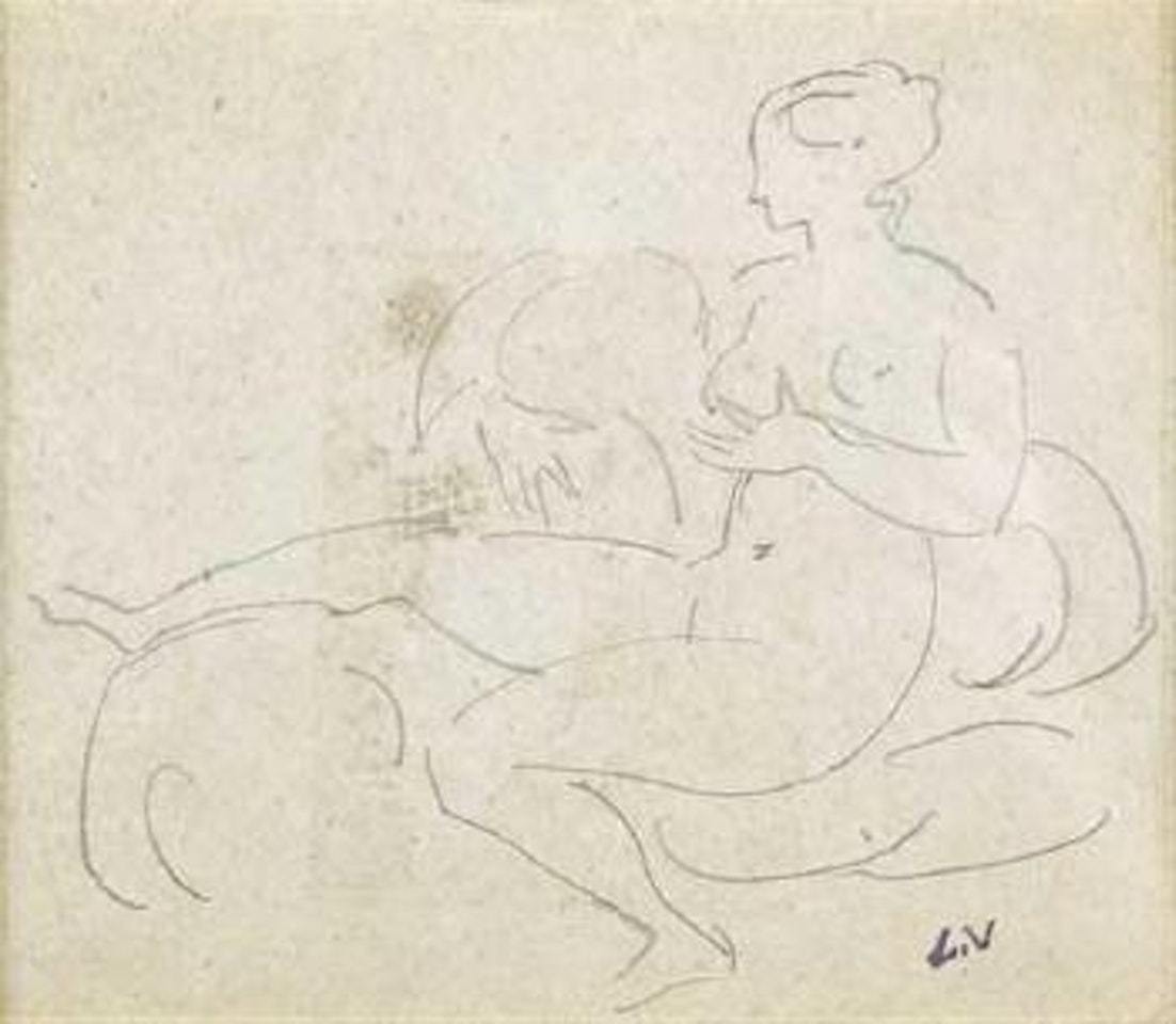 Femme au cygne by Louis Valtat