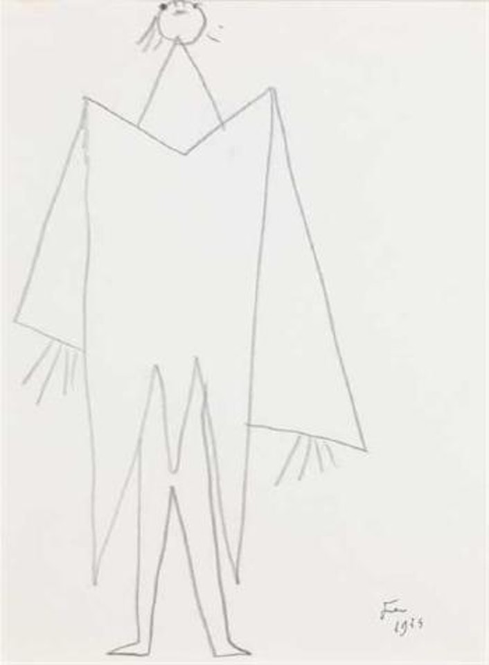 Homme triangle by Jean Cocteau