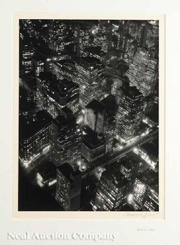 New York night by Berenice Abbott