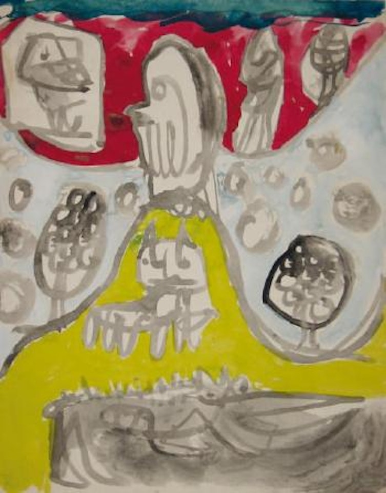 Composition au chien by Asger Jorn