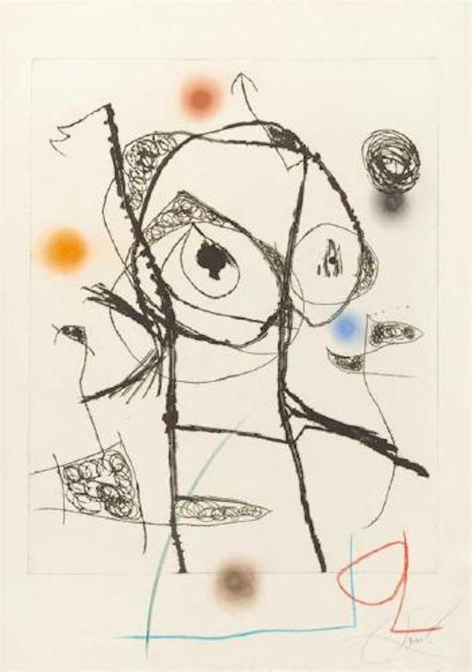 Les revenants II by Joan Miró