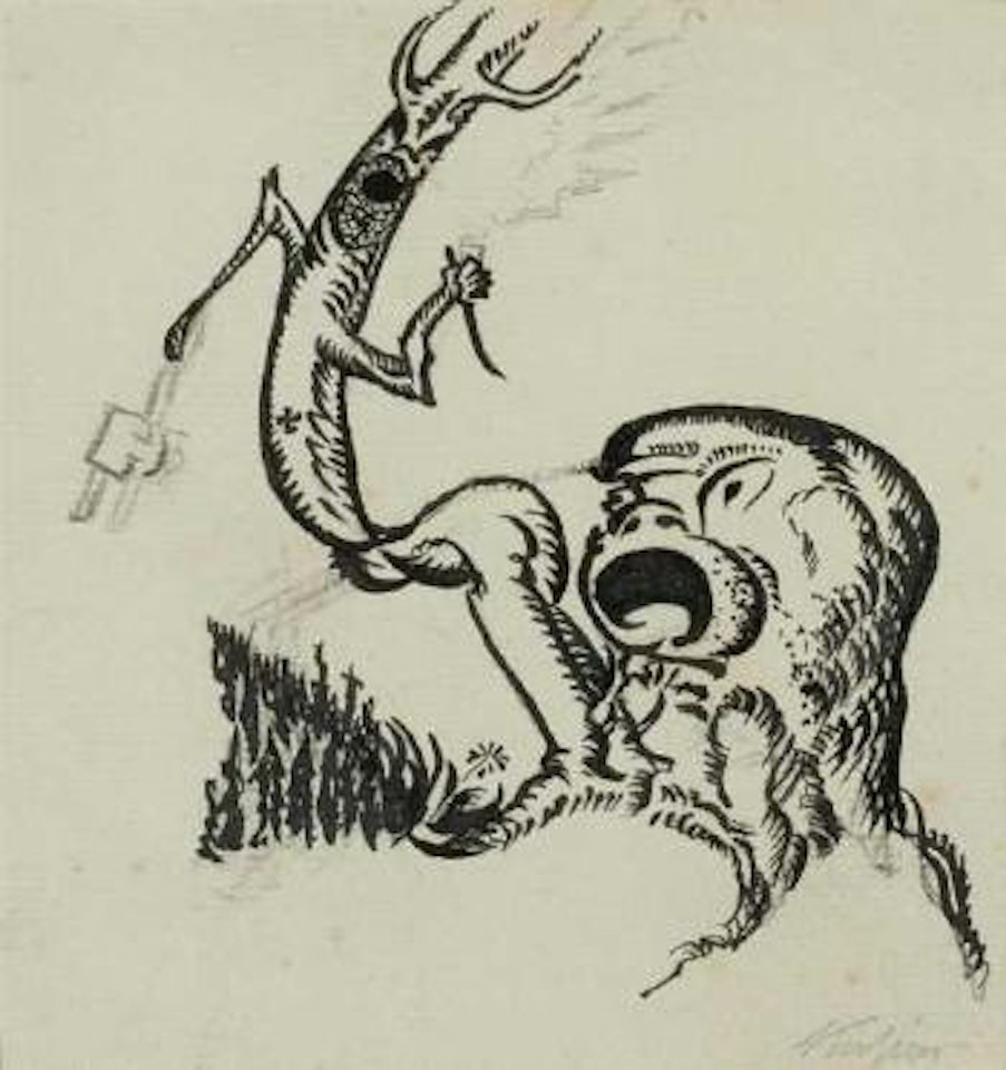 Die wütende wurzel by Alfred Kubin