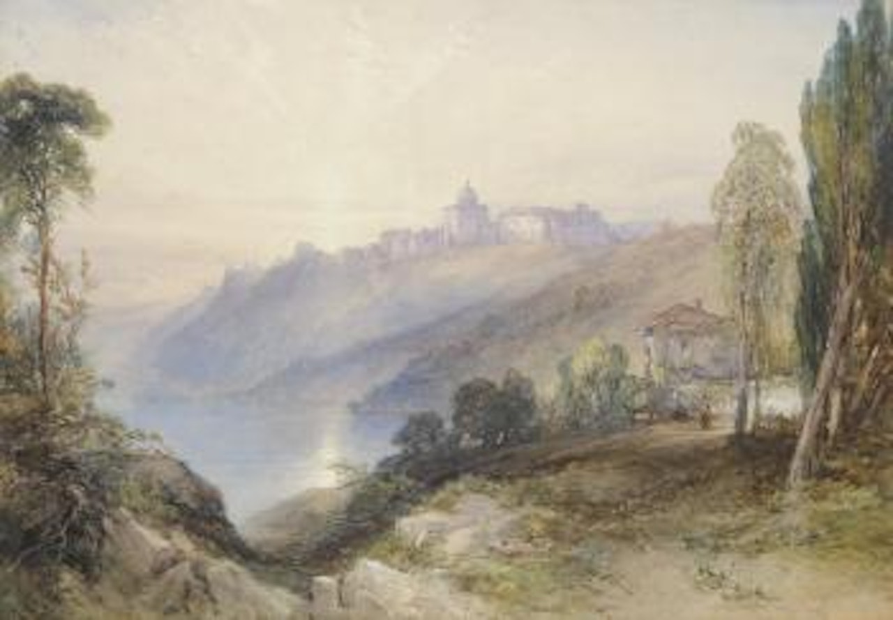 Castel Gandolfo (the Pope's summer residence) by William Callow