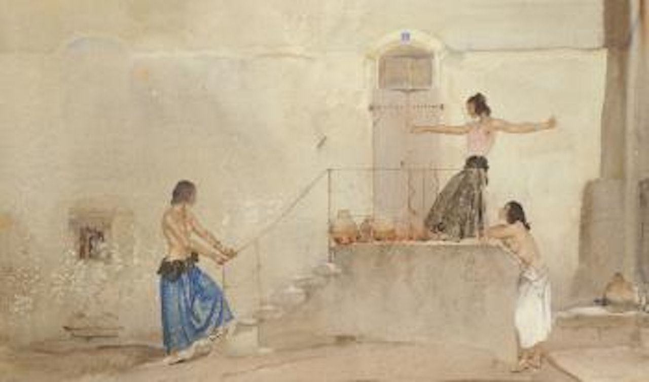 Argument in Almeria by William Russell Flint