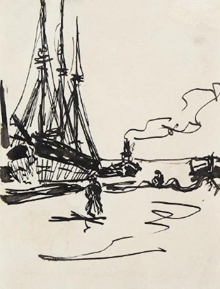 Im Hafen by Ernst Ludwig Kirchner