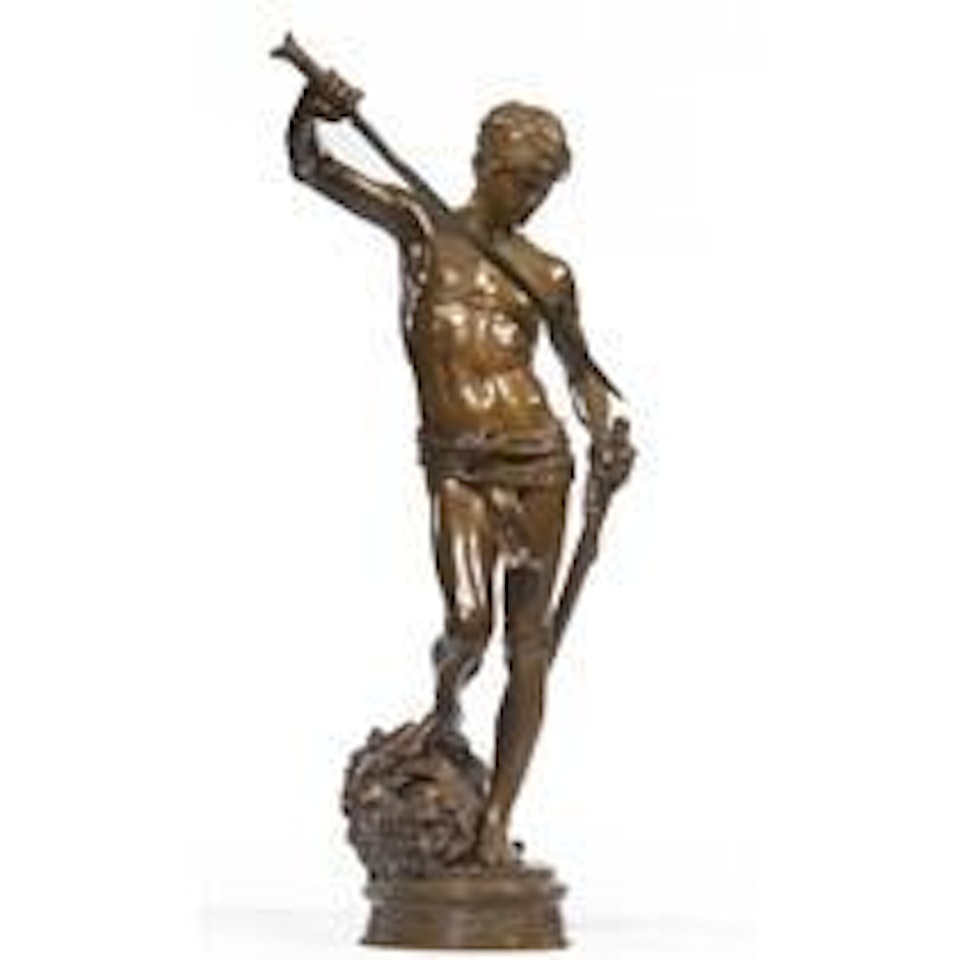 David Aprés La Bataille by Marius Jean Antonin Mercie