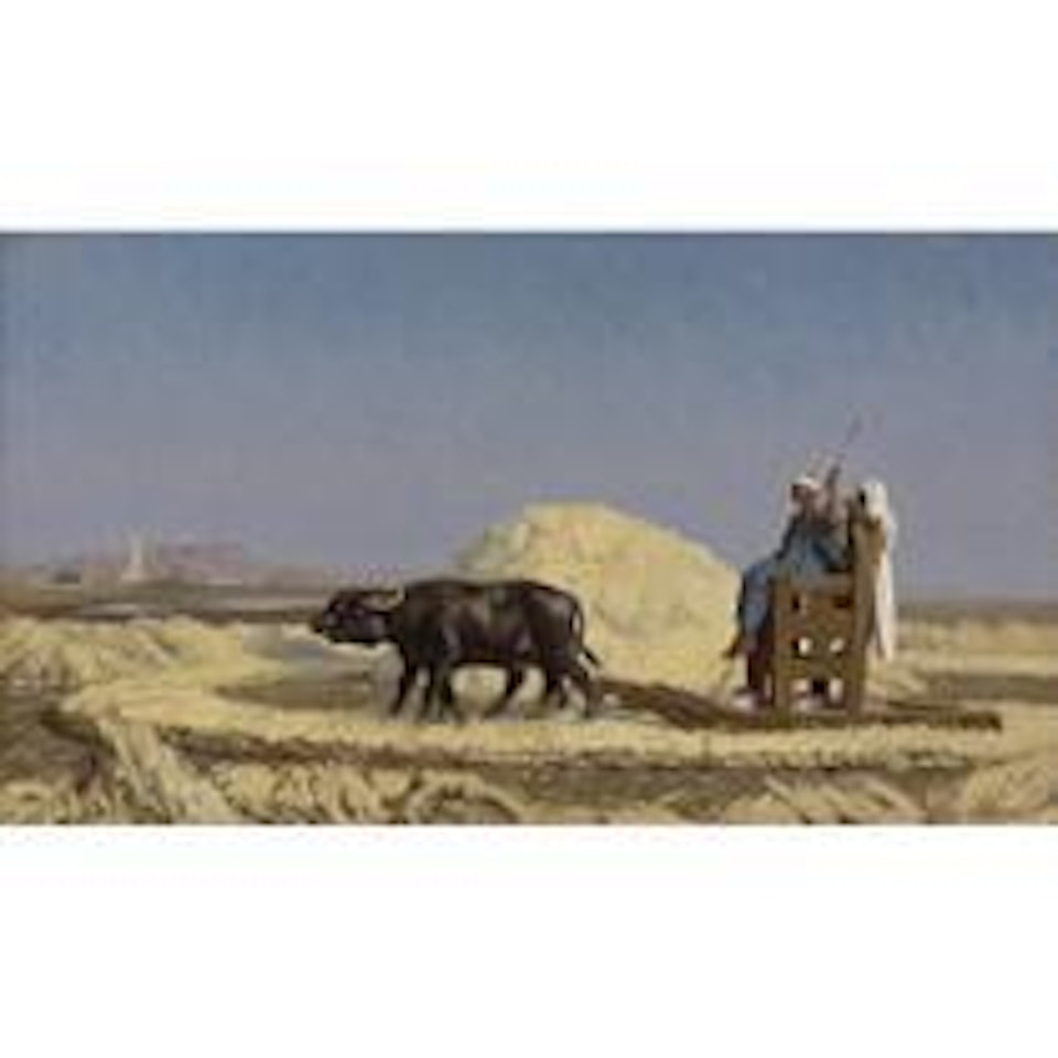 Egyptian Grain-cutters by Jean Léon Gérome